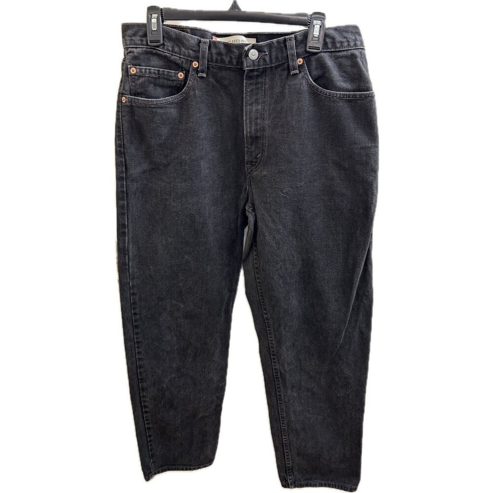 Vintage Levi’s 505 Regular Jeans Mens Size 34x32  (33x30.5) Black Made In USA